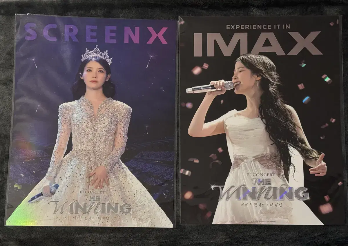 일괄] 아이유 더위닝 아이맥스 스크린엑스 포스터 TTT IMAX 스엑